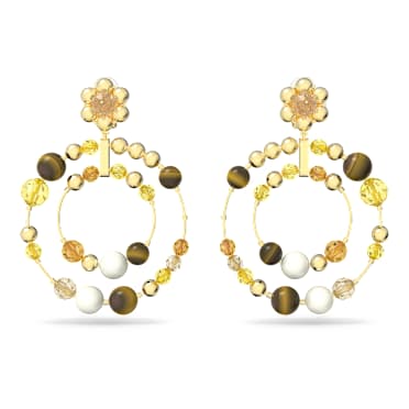 Pendientes de aro Somnia, Multicolores, Baño tono oro - Swarovski, 5618296