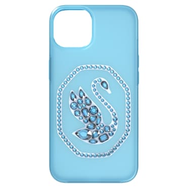 スマートフォンケース, スワン, iPhone® 13 Pro, ブルー - Swarovski, 5625625