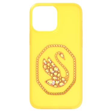 Θήκη κινητού, Κύκνος, iPhone® 13 Pro Max, Κίτρινη - Swarovski, 5625637