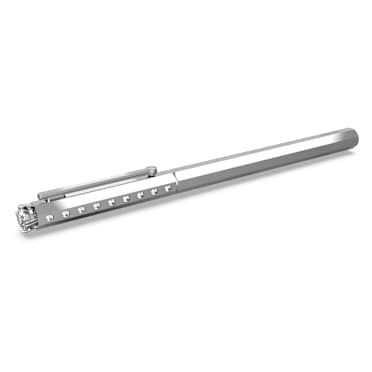 Ballpoint pen, Classic, Silver tone, Chrome plated - Swarovski, 5627168