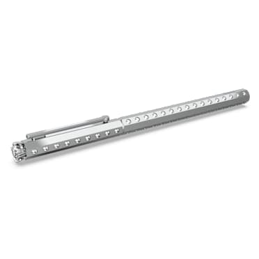 Kuličkové pero, Statement, Stříbrný odstín, Pochromováno - Swarovski, 5627171