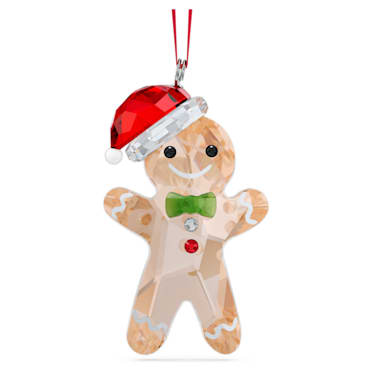 Holiday Cheers Gingerbread Man Ornament - Swarovski, 5627607