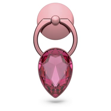 Mobile ring, Drop cut, Pink - Swarovski, 5628623