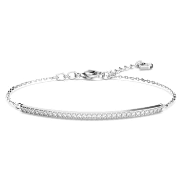Only สร้อยข้อมือ, ขาว, เคลือบโรเดียม - Swarovski, 5632066