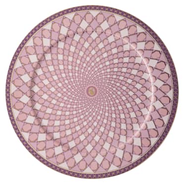 Sous-assiette Signum, Porcelaine, Rose - Swarovski, 5635510