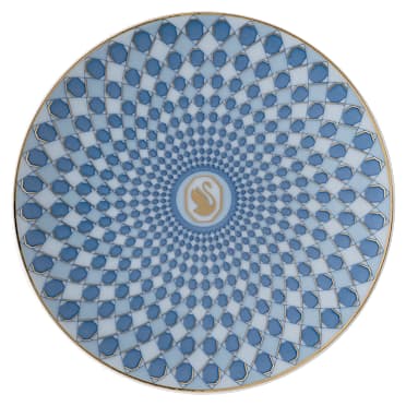 Plato Signum, Porcelan, Majhen, Modri - Swarovski, 5635553