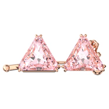 Προέκταση Ortyx, Κοπή Triangle, Ροζ, Επιμετάλλωση σε ροζ χρυσαφί τόνο - Swarovski, 5635636
