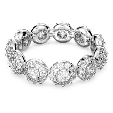 Una Angelic Ring, Rundschliff, Weiß, Rhodiniert - Swarovski, 5636268