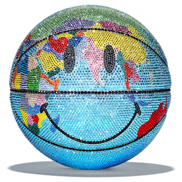 MARKET Globe basketball, Mini size, Multicolored - Swarovski, 5638723