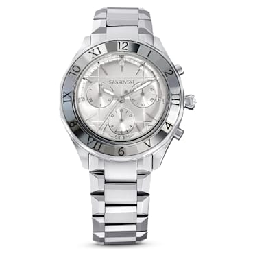 นาฬิกา, 39 มม., Swiss Made, สร้อยข้อมือโลหะ, โทนสีเงิน, สเตนเลสสตีล - Swarovski, 5641297