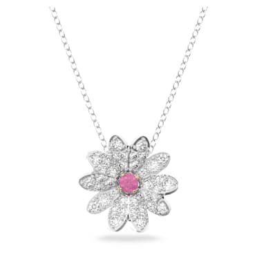 Eternal Flower Anhänger, Blume, Rosa, Metallmix - Swarovski, 5642868