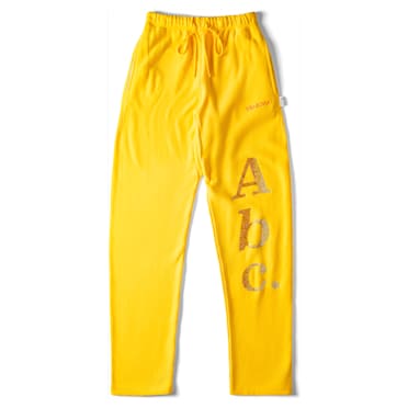 Pantalón de chándal ADVISORY BOARD CRYSTALS, Colored Objects, Amarillo - Swarovski, 5644770
