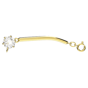 Constella สายเพิ่มความยาว, เจียระไนทรงกลม, ขาว, ตกแต่งผิวด้วยทองคำ 18K - Swarovski, 5645633