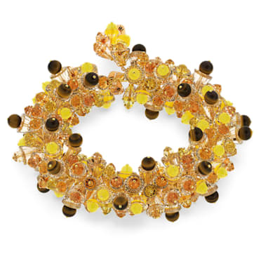 Somnia necklace, Statement, Multicolored, Gold-tone plated - Swarovski, 5647594