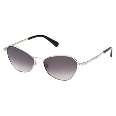 Okulary przeciwsłoneczne, Cieniowany ton, SK0386 32B, Czarne - Swarovski, 5649033