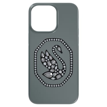 スマートフォンケース, スワン, iPhone® 14 Pro Max, ブラック - Swarovski, 5649838
