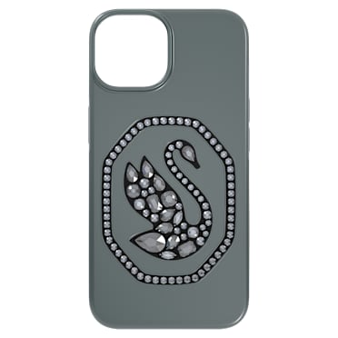 スマートフォンケース, スワン, iPhone® 14, ブラック - Swarovski, 5649840