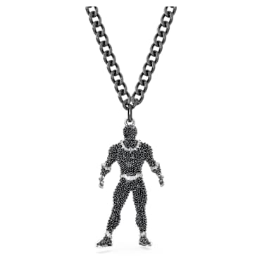 Black Panther © MARVEL Kolye, Black Panther, Siyah, Rutenyum kaplama - Swarovski, 5650573