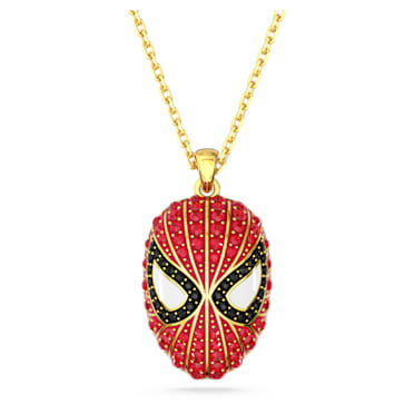 Pendente Marvel Spider-Man, Rosso, Placcato color oro - Swarovski, 5650576
