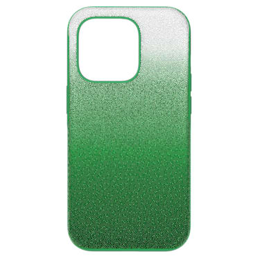High smartphone case, Color gradient, iPhone® 14 Pro, Green - Swarovski, 5650677