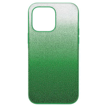 High smartphone case, Colour gradient, iPhone® 14 Pro Max, Green - Swarovski, 5650680