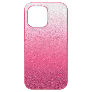 Pouzdro na chytrý telefon High, Barevný přechod, iPhone® 14 Pro Max, Růžová - Swarovski, 5650834