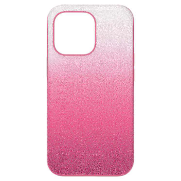 High smartphone case, iPhone® 13 Pro, Pink - Swarovski, 5650835
