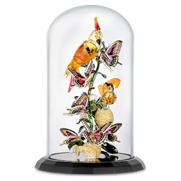 Idyllia Kuşlar ve Kelebekler Cam Fanus - Swarovski, 5652388