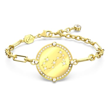 Zodiac Armband, Skorpion, Goldfarben, Goldlegierungsschicht - Swarovski, 5652790