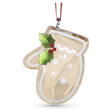 Holiday Cheers Gingerbread Glove Ornament - Swarovski, 5656276
