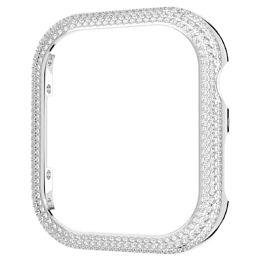 Carcasa Sparkling, Para Apple Watch® Series 7, 41 mm, Tono plateado - Swarovski, 5663567