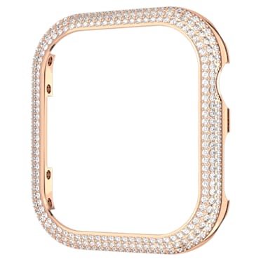 Pouzdro Sparkling, Pro Apple Watch® Series 7, 41 mm, Odstín růžového zlata - Swarovski, 5663568