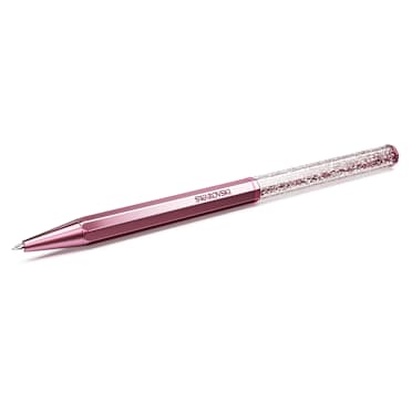 ปากกาลูกลื่น Crystalline, ทรงแปดเหลี่ยม, ชมพู, เคลือบสีชมพู - Swarovski, 5669937
