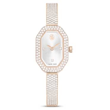 Dextera Bangle นาฬิกา, Swiss Made, สร้อยข้อมือโลหะ, โทนสีทอง, เคลือบโทนสีแชมเปญโกลด์ - Swarovski, 5672987