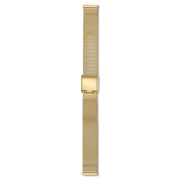 Bracelete para relógio, 13 mm (0,51") de largura, Metal, Acabamento em dourado - Swarovski, 5674147