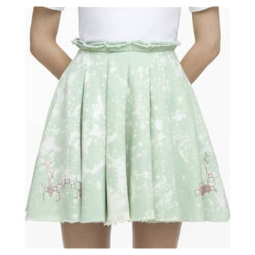 Spódnica Liberal Youth Ministry, Bleached fleece, Zielona - Swarovski, 5677015
