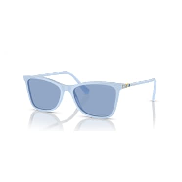 Lunettes de soleil, Forme carrée, SK6004, Bleu - Swarovski, 5679533