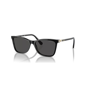 Sunglasses, Square shape, SK6004EL, Black - Swarovski, 5679534