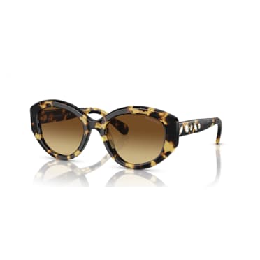 แว่นกันแดด, ทรงตาแมว, SK6008, น้ำตาล - Swarovski, 5679535