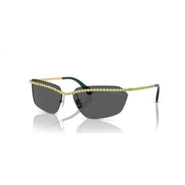 Sonnenbrille, Rechteckform, SK7001, Schwarz - Swarovski, 5679554