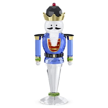 Holiday Cheers Nutcracker, Blue, Large - Swarovski, 5680228