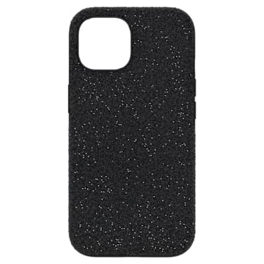 High smartphone case, iPhone® 15, Black - Swarovski, 5680859