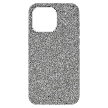 Θήκη κινητού High, iPhone® 15 Pro Max, Ασημί τόνος - Swarovski, 5680862