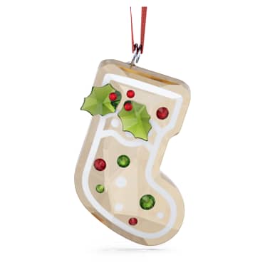 Holiday Cheers Decoración Calcetín Pan de jengibre - Swarovski, 5681581