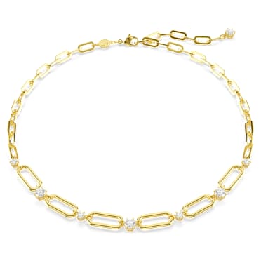 Colar Constella, Branco, Acabamento em ouro de 18 quilates - Swarovski, 5683354