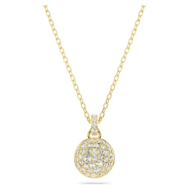 Sublima pendant, White, Gold-tone plated - Swarovski, 5683443