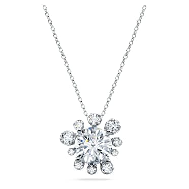 Galaxy pendant, Lab-grown diamonds 2 ct tw, Round shape, 14K white gold - Swarovski, 5684299