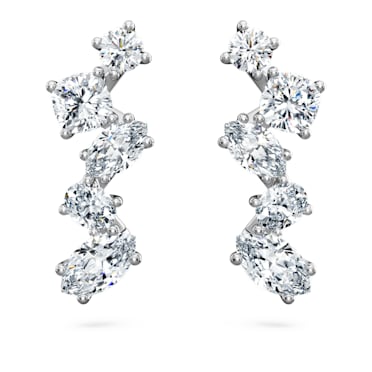 Galaxy ear cuffs, Laboratory grown diamonds 1.25 ct tw, 14K white gold - Swarovski, 5684307
