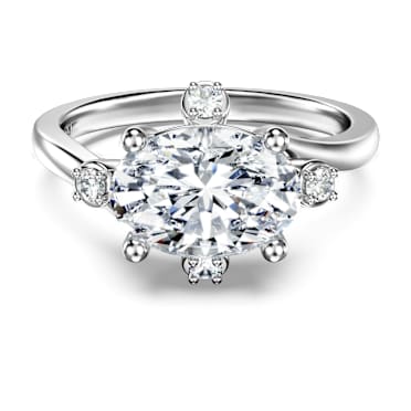 Anello Galaxy, Diamanti creati in laboratorio 2,1 ct tw, Taglio misto, Oro bianco 18 K - Swarovski, 5688857