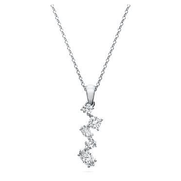 Galaxy Hänge, Labbodlade diamanter 0,9 ct tw, Blandade former, 18K vitguld - Swarovski, 5688869